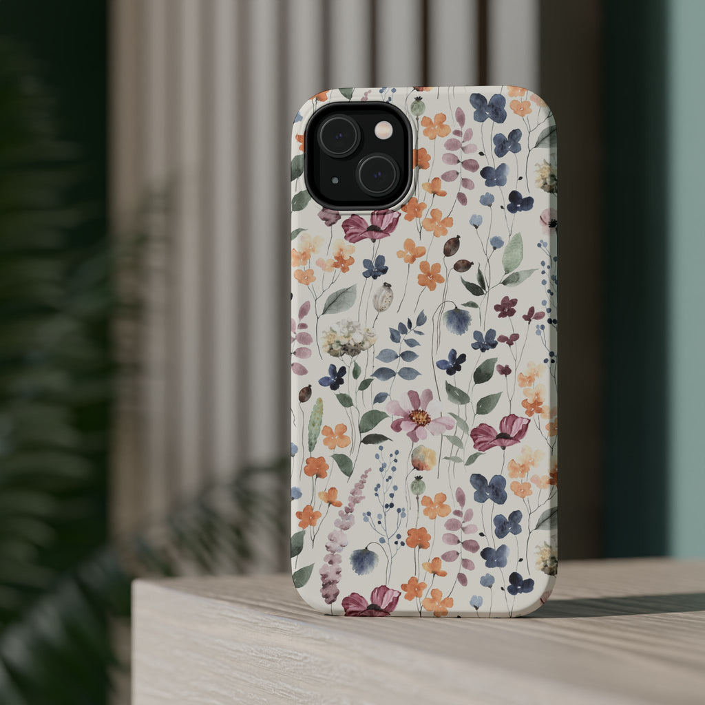 Floral Field Magnetic Impact-Resistant Phone Case