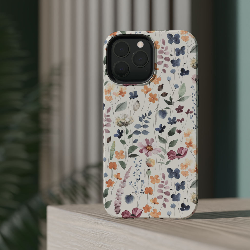 Floral Field Magnetic Impact-Resistant Phone Case
