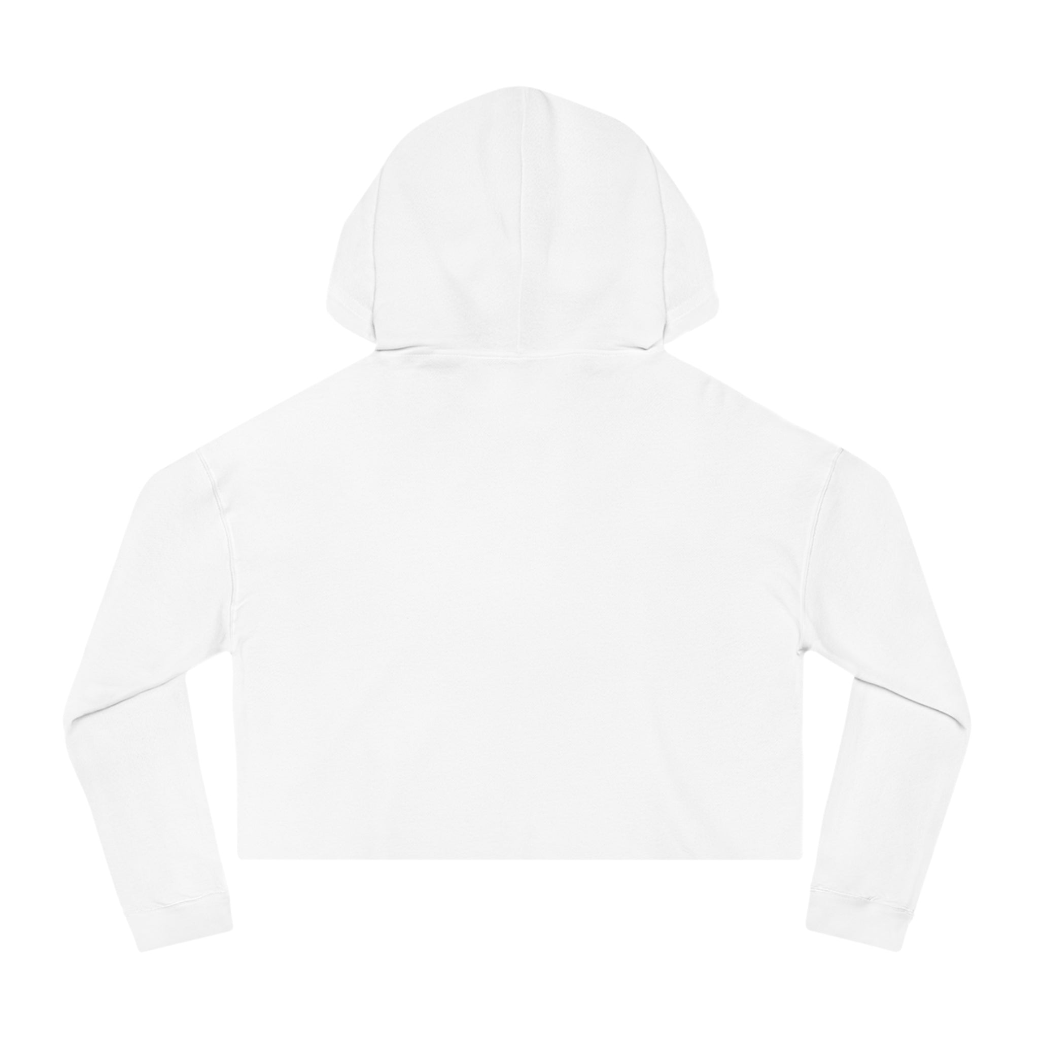 Cropped Hoodie — "Introverting in Progress" Feminine Cropped Hooded Sweatshirt