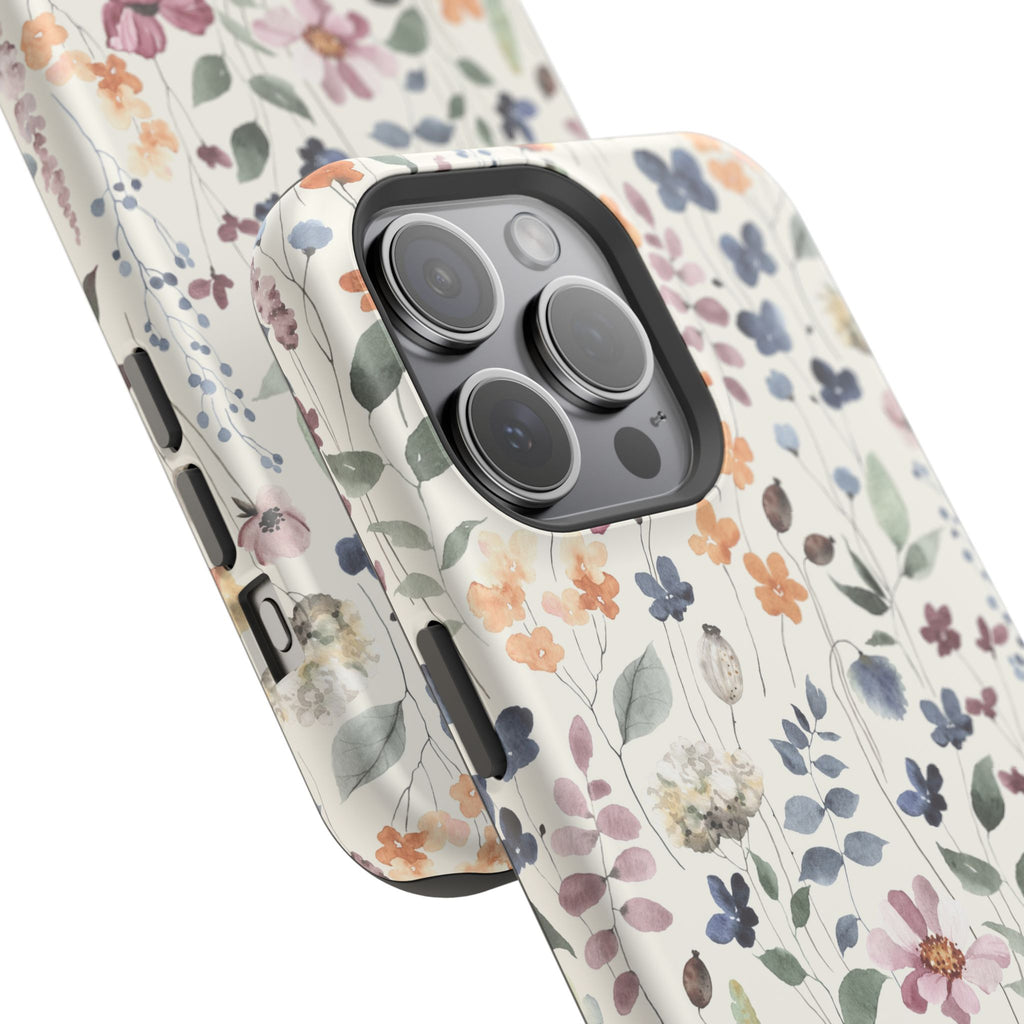 Floral Field Magnetic Impact-Resistant Phone Case