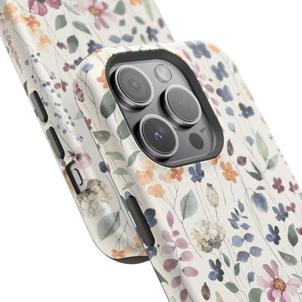 Floral Field Magnetic Impact-Resistant Phone Case