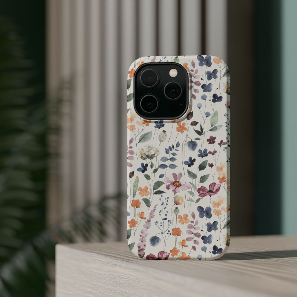 Floral Field Magnetic Impact-Resistant Phone Case