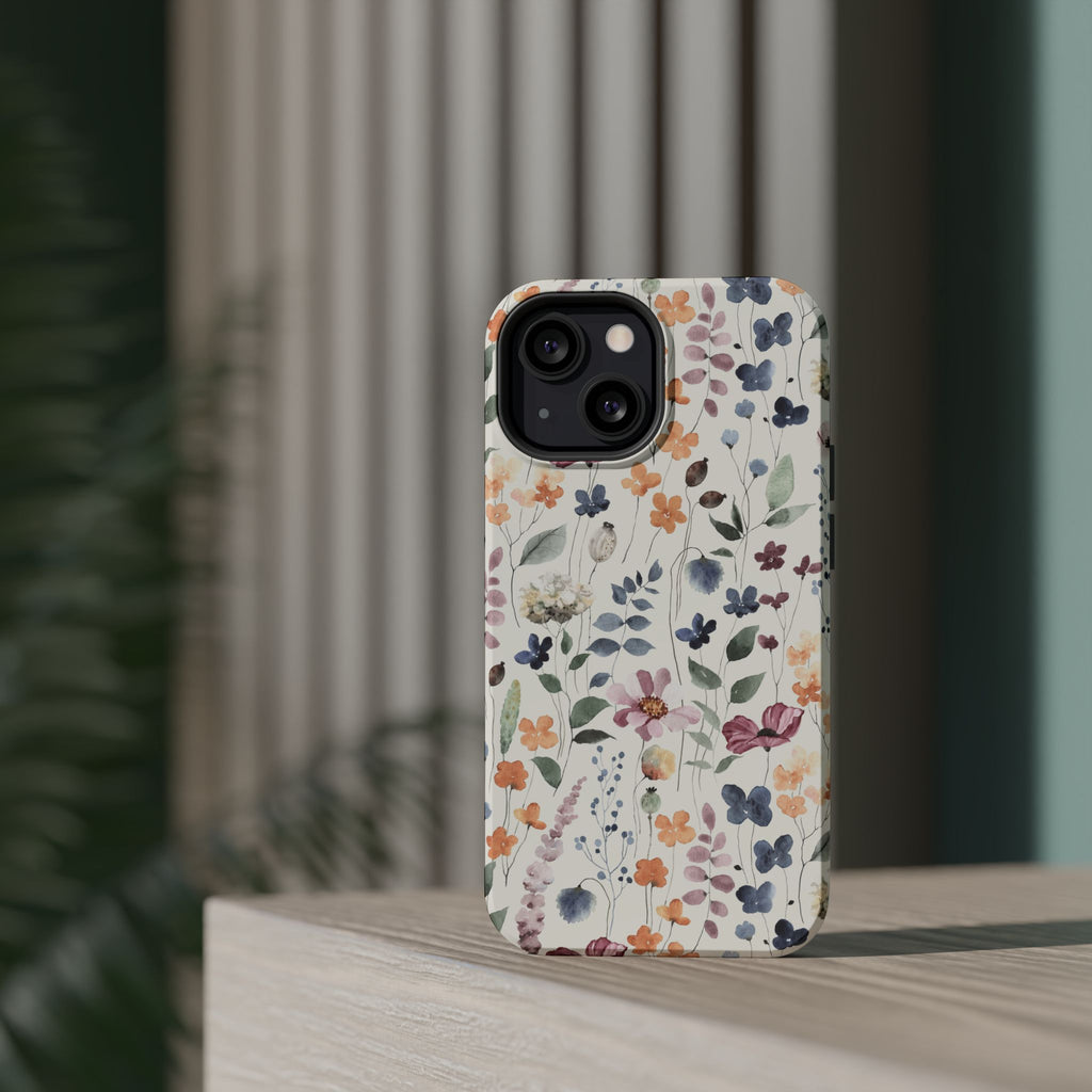 Floral Field Magnetic Impact-Resistant Phone Case