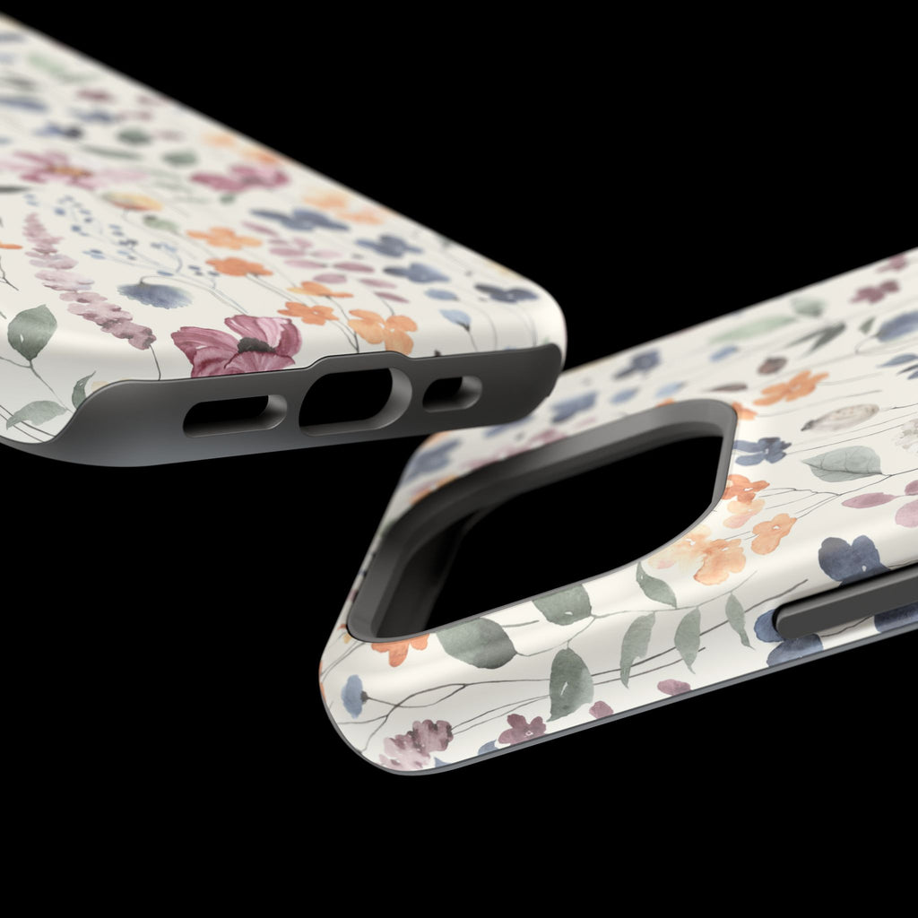 Floral Field Magnetic Impact-Resistant Phone Case