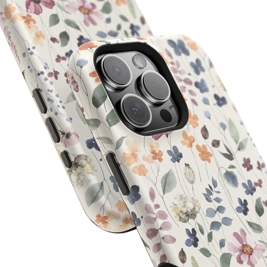Floral Field Magnetic Impact-Resistant Phone Case