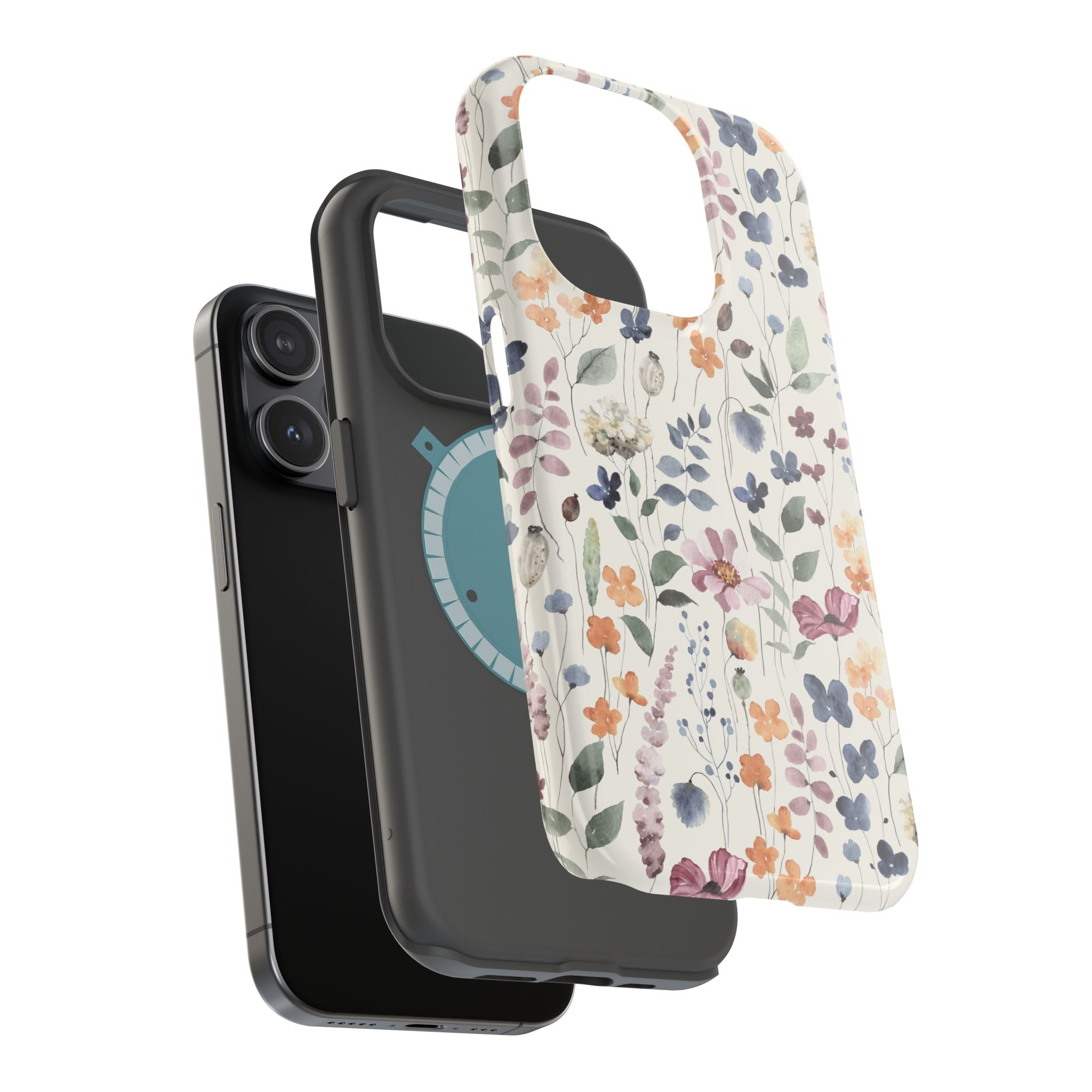 Floral Field Magnetic Impact-Resistant Phone Case