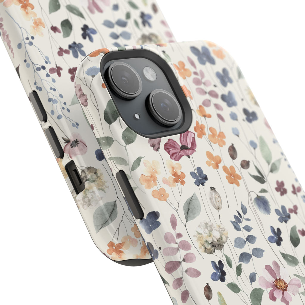 Floral Field Magnetic Impact-Resistant Phone Case