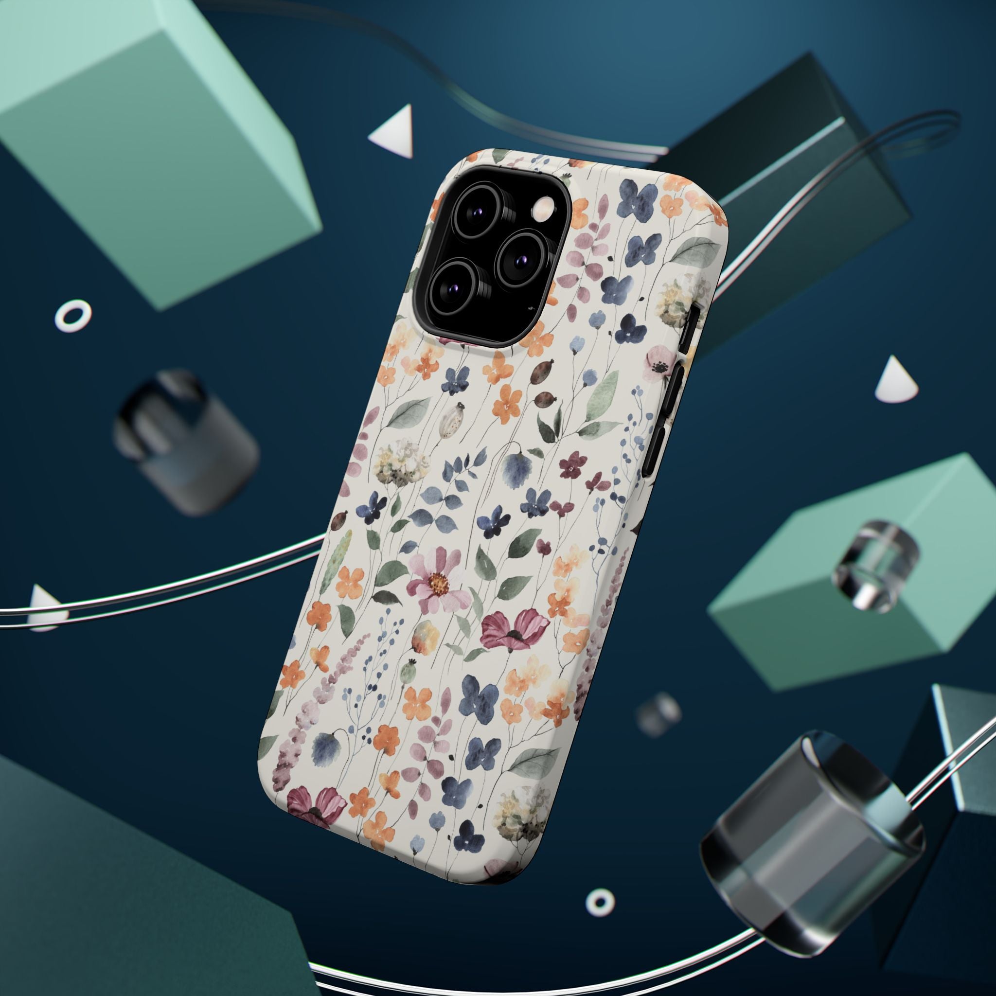 Floral Field Magnetic Impact-Resistant Phone Case