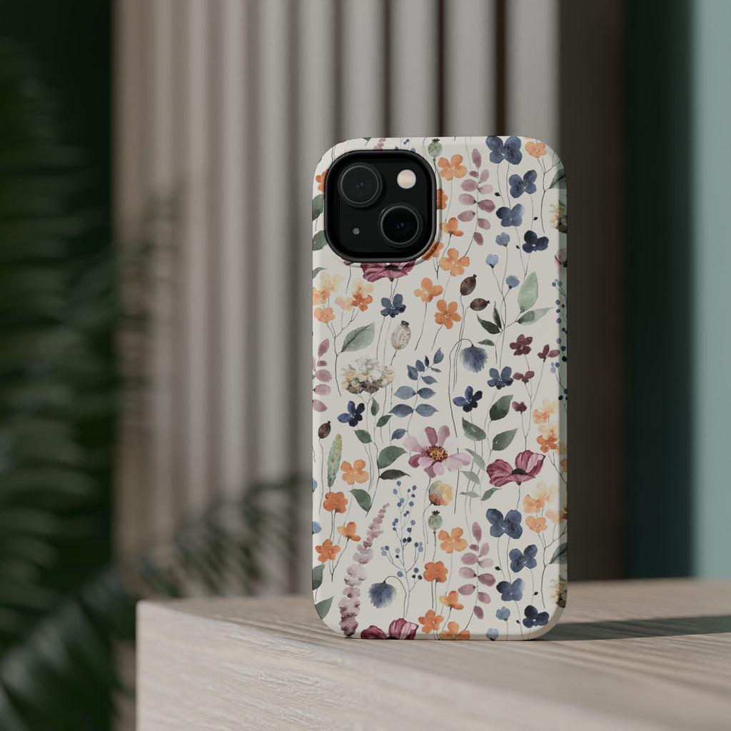 Floral Field Magnetic Impact-Resistant Phone Case