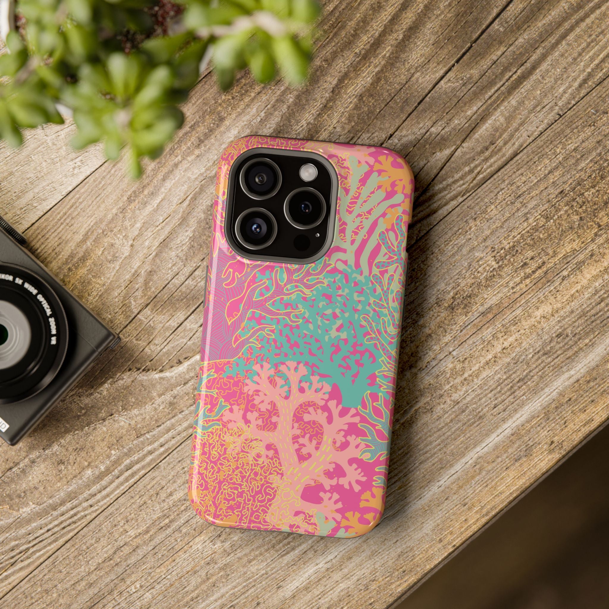 Phone Case — Pastel Coral Reef Magnetic Impact-Resistant Case