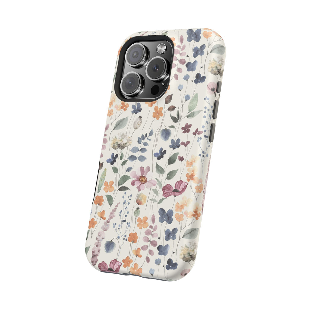 Floral Field Magnetic Impact-Resistant Phone Case