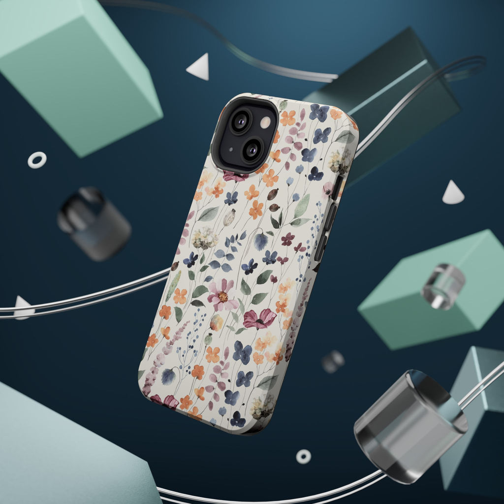 Floral Field Magnetic Impact-Resistant Phone Case