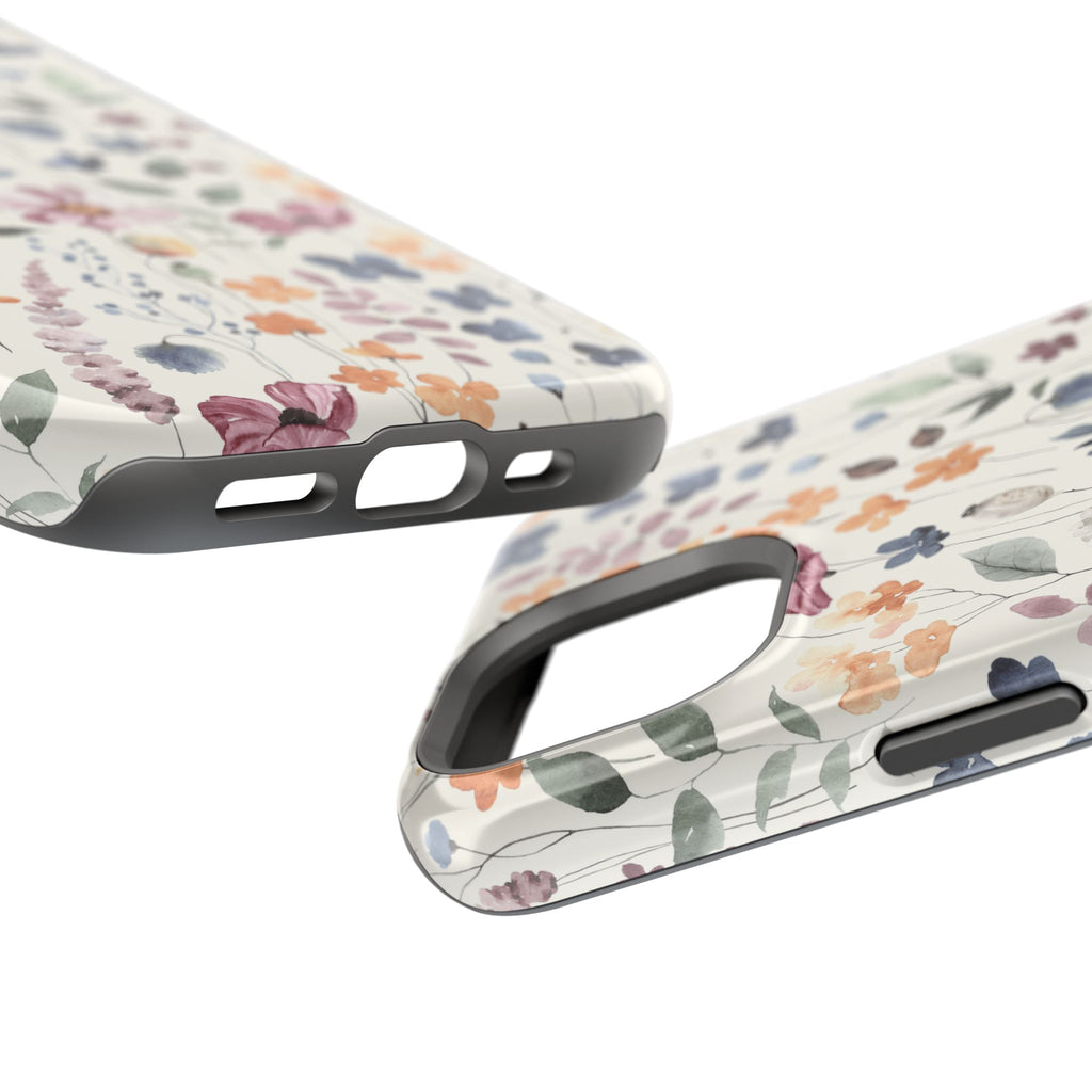 Floral Field Magnetic Impact-Resistant Phone Case