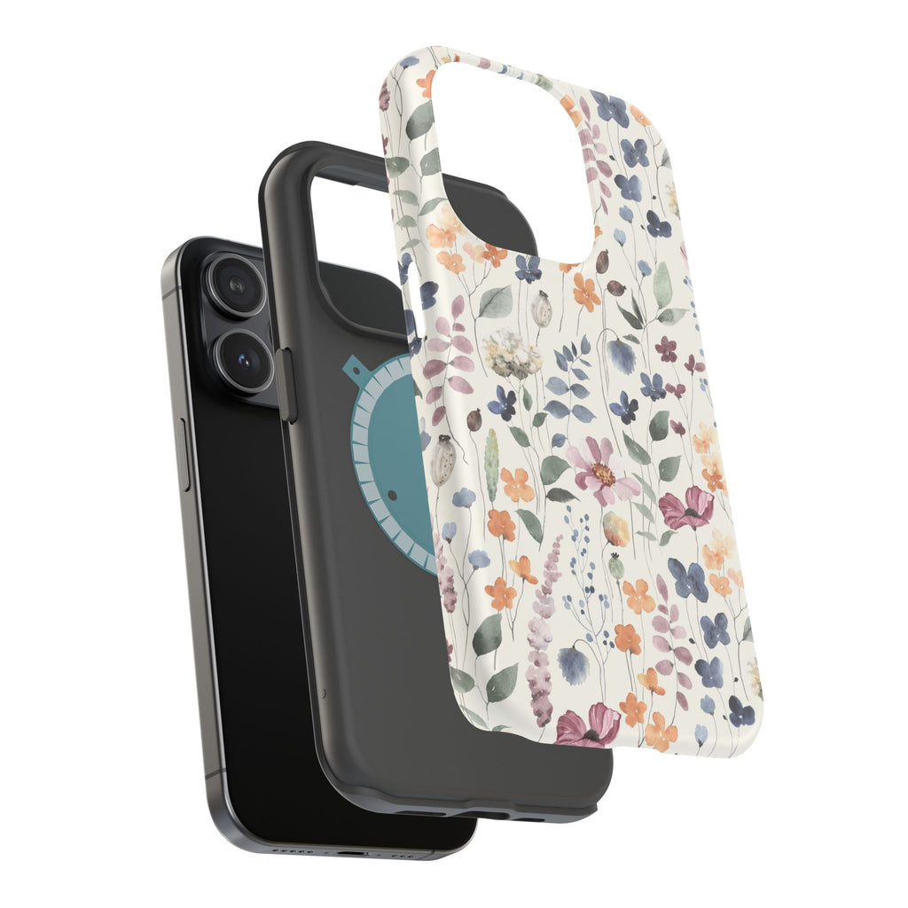 Floral Field Magnetic Impact-Resistant Phone Case