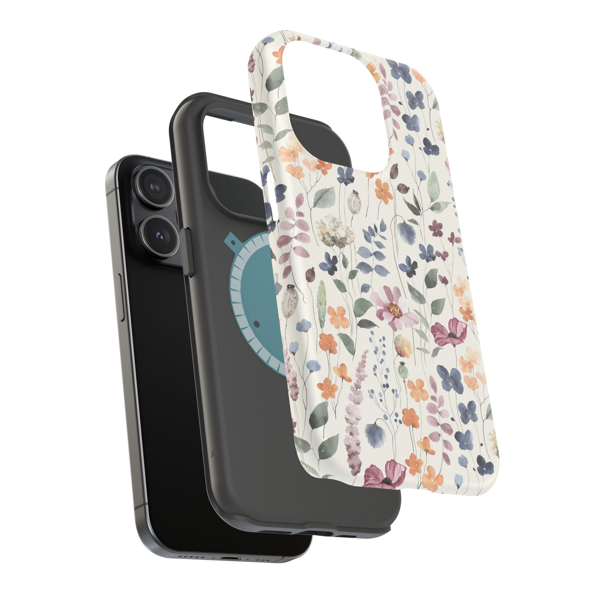 Floral Field Magnetic Impact-Resistant Phone Case