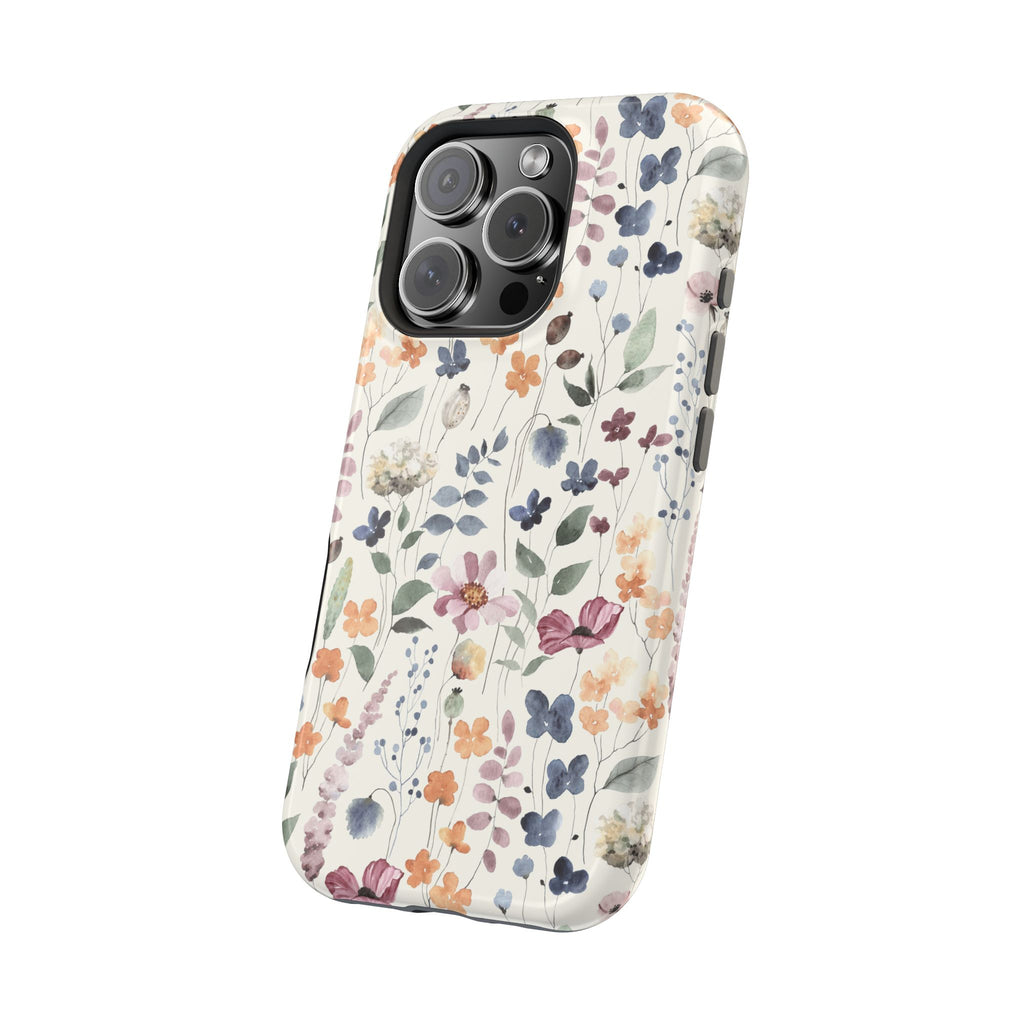 Floral Field Magnetic Impact-Resistant Phone Case