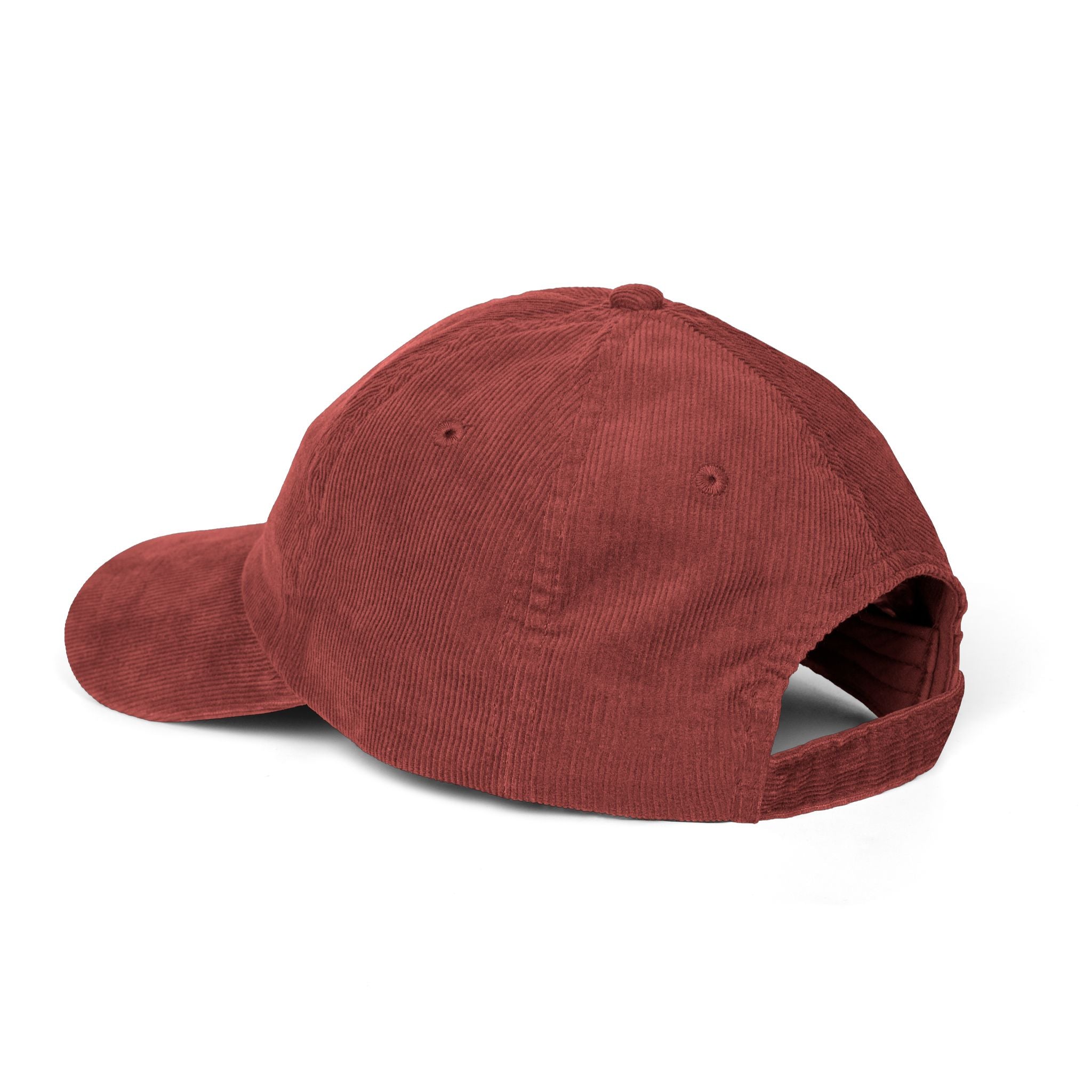 Mom Squad Vintage Corduroy Cap — Embroidered Rust Baseball Hat for Moms