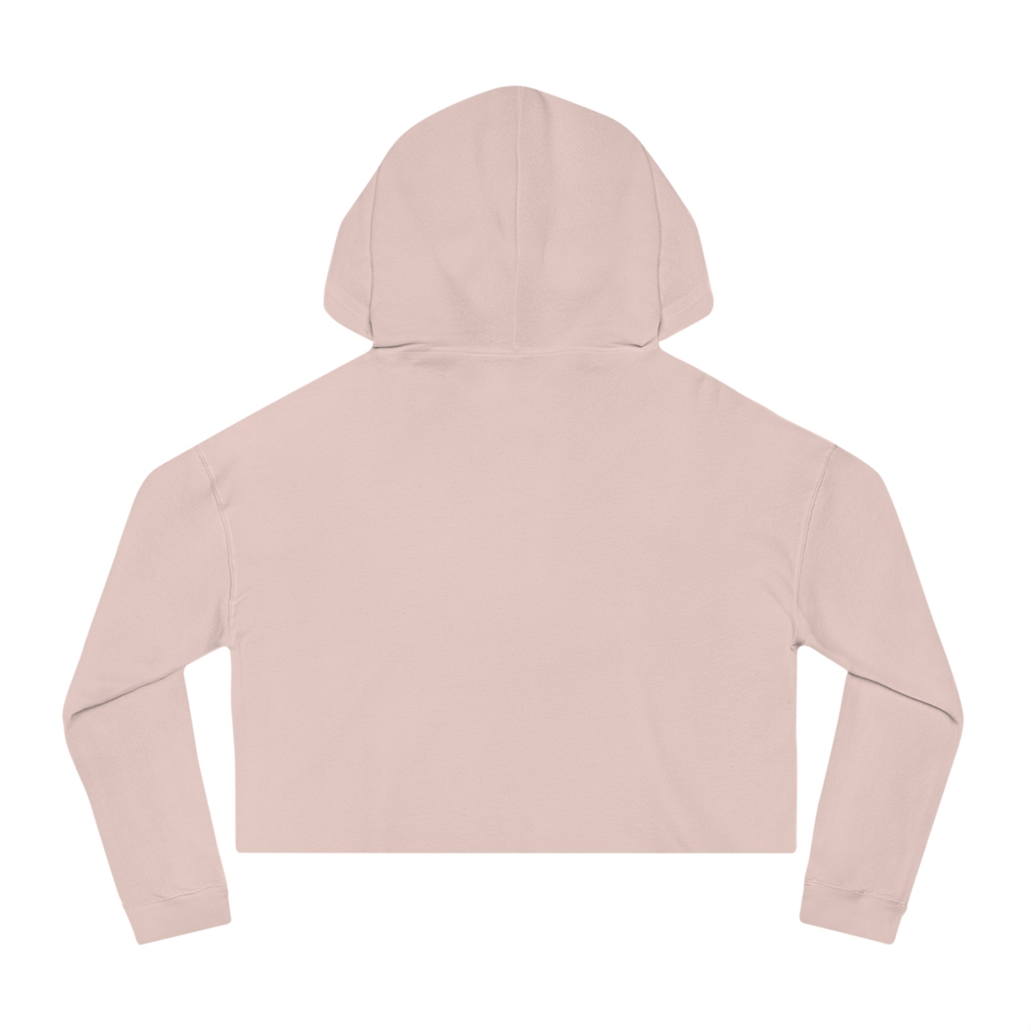 Cropped Hoodie — "Introverting in Progress" Feminine Cropped Hooded Sweatshirt