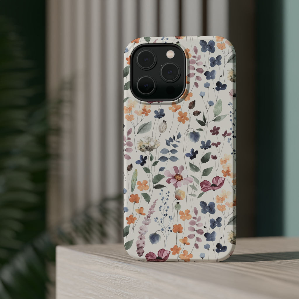 Floral Field Magnetic Impact-Resistant Phone Case