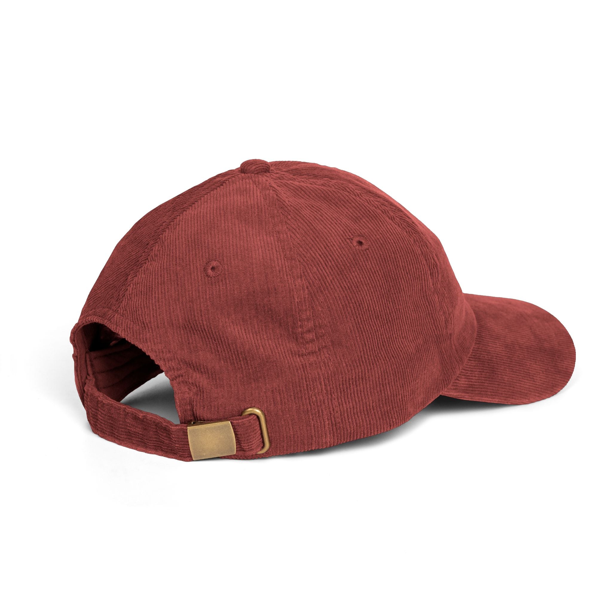 Mom Squad Vintage Corduroy Cap — Embroidered Rust Baseball Hat for Moms
