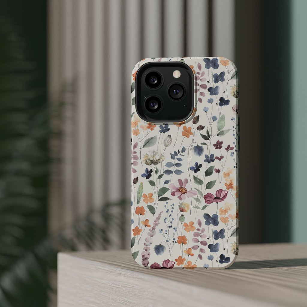 Floral Field Magnetic Impact-Resistant Phone Case