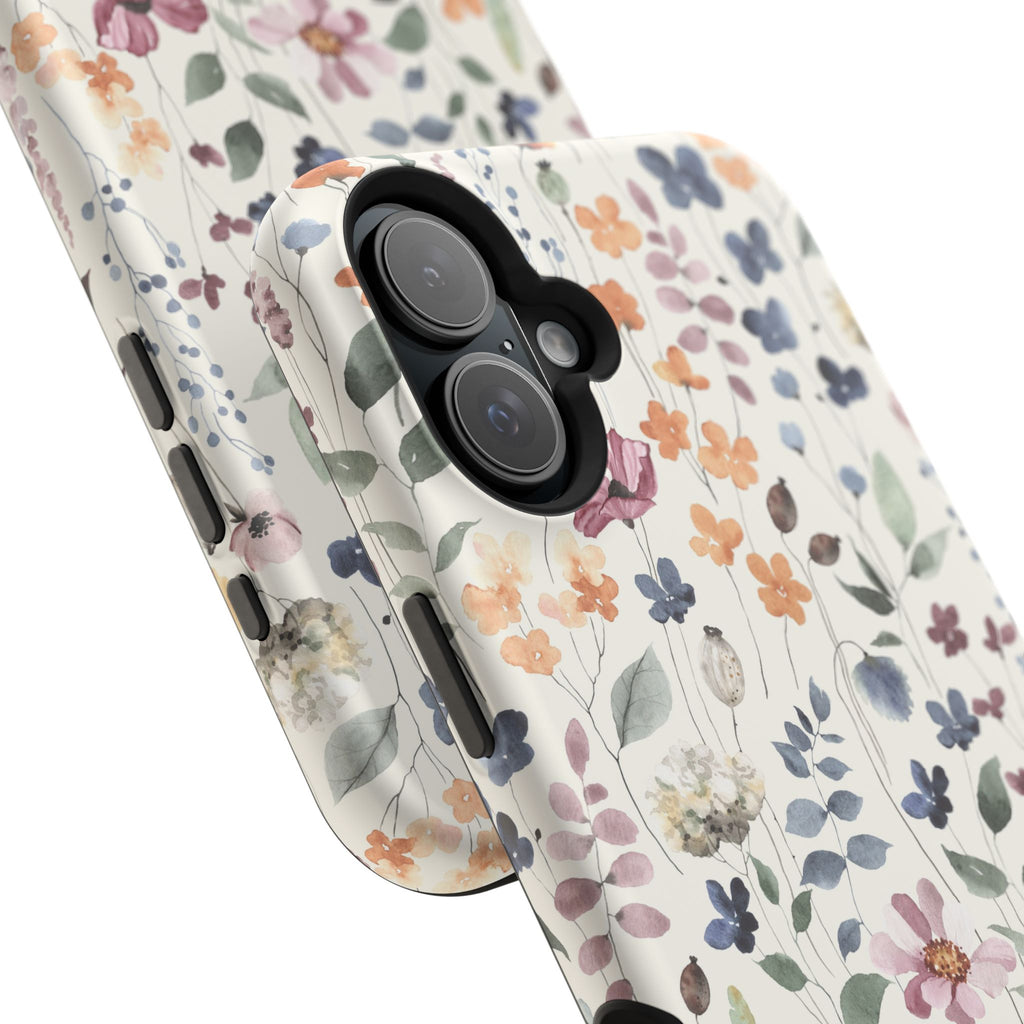 Floral Field Magnetic Impact-Resistant Phone Case