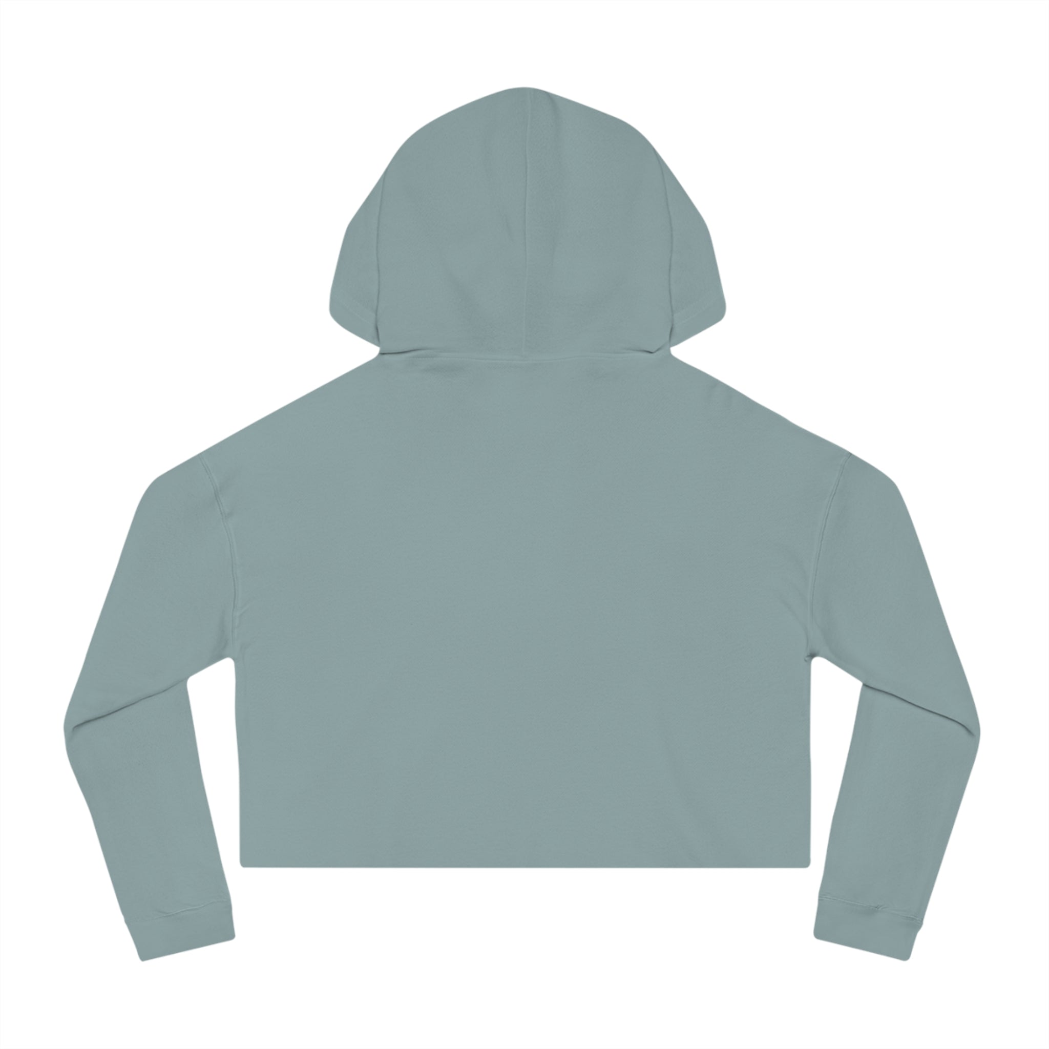 Cropped Hoodie — "Introverting in Progress" Feminine Cropped Hooded Sweatshirt