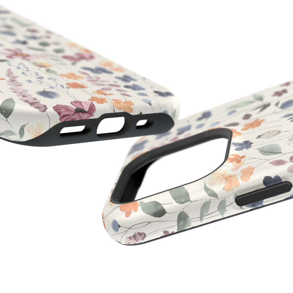 Floral Field Magnetic Impact-Resistant Phone Case