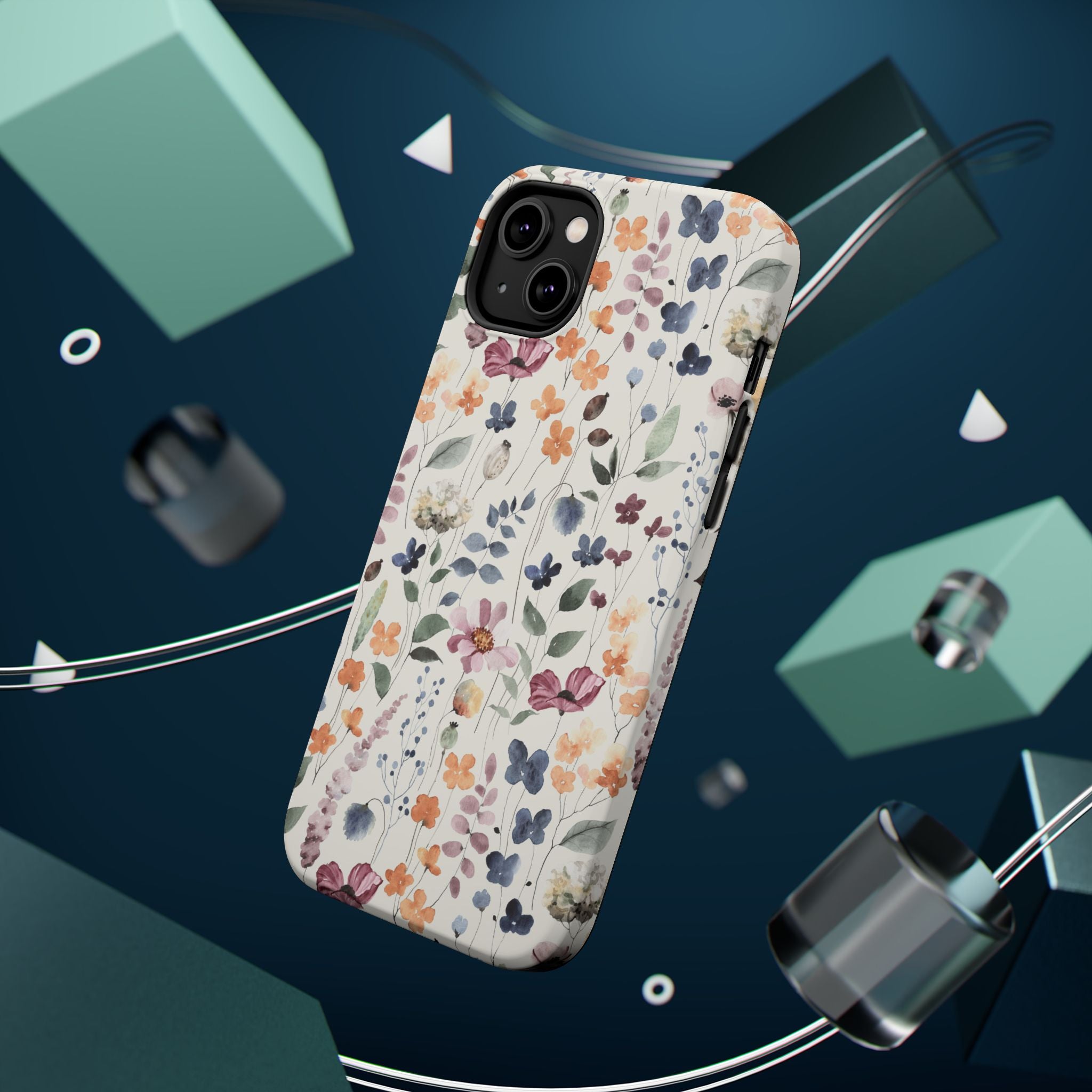 Floral Field Magnetic Impact-Resistant Phone Case
