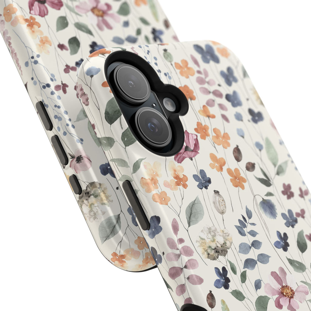 Floral Field Magnetic Impact-Resistant Phone Case
