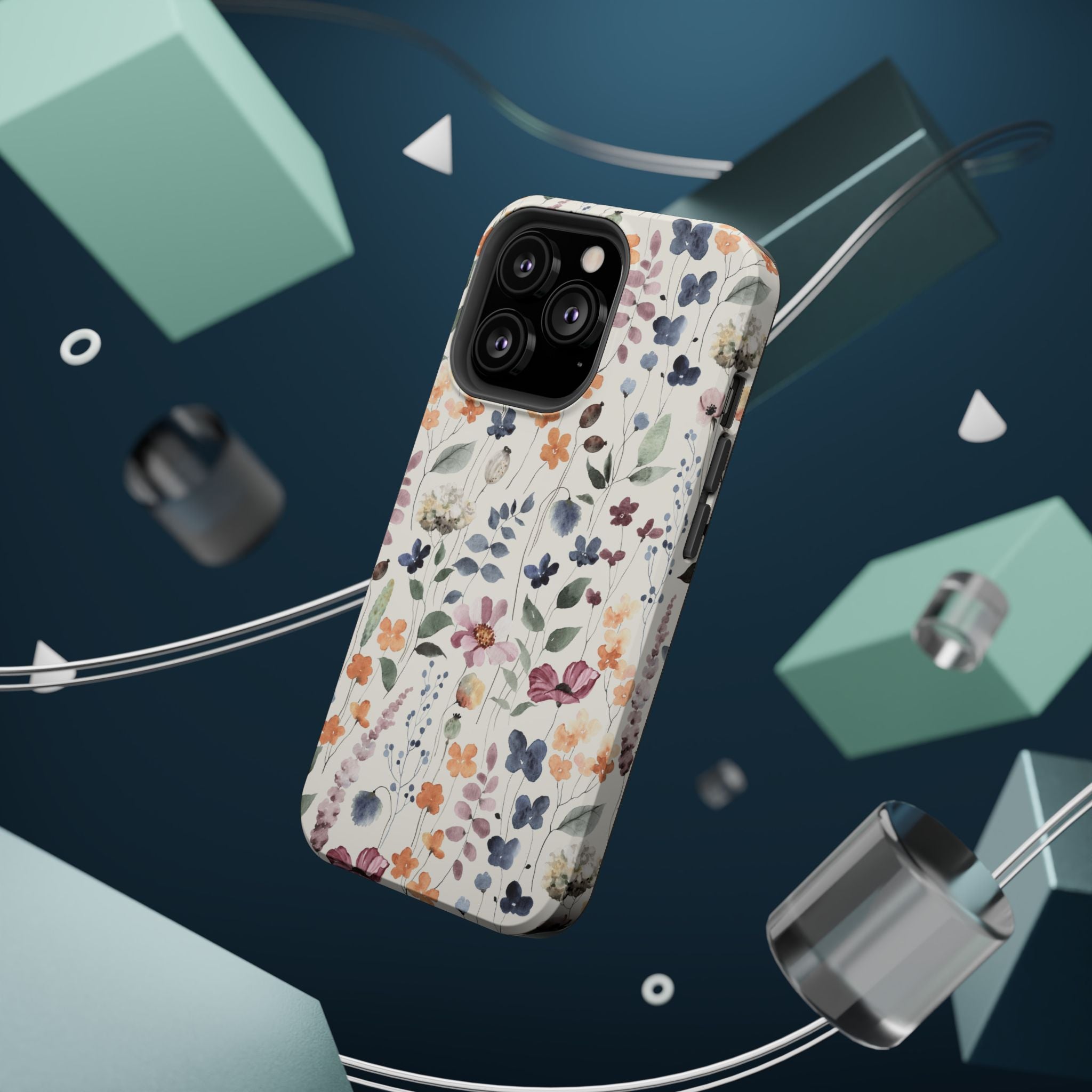 Floral Field Magnetic Impact-Resistant Phone Case