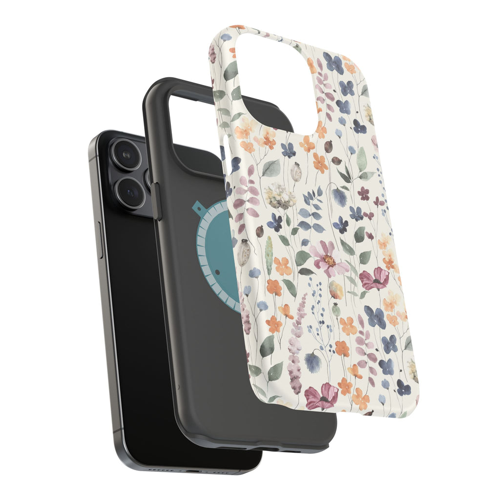 Floral Field Magnetic Impact-Resistant Phone Case