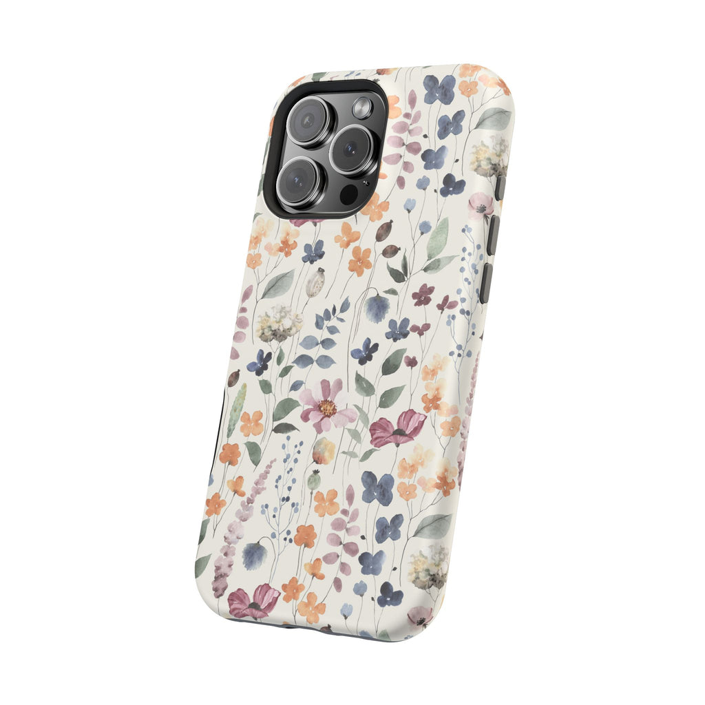 Floral Field Magnetic Impact-Resistant Phone Case